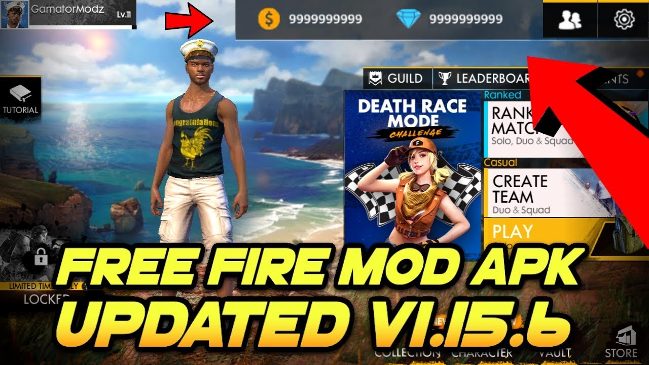 free fire apk download mod